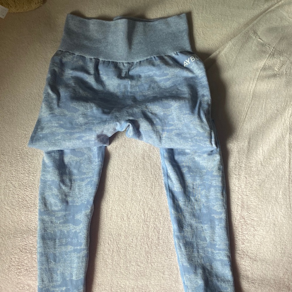 AYBL light blue camo leggings